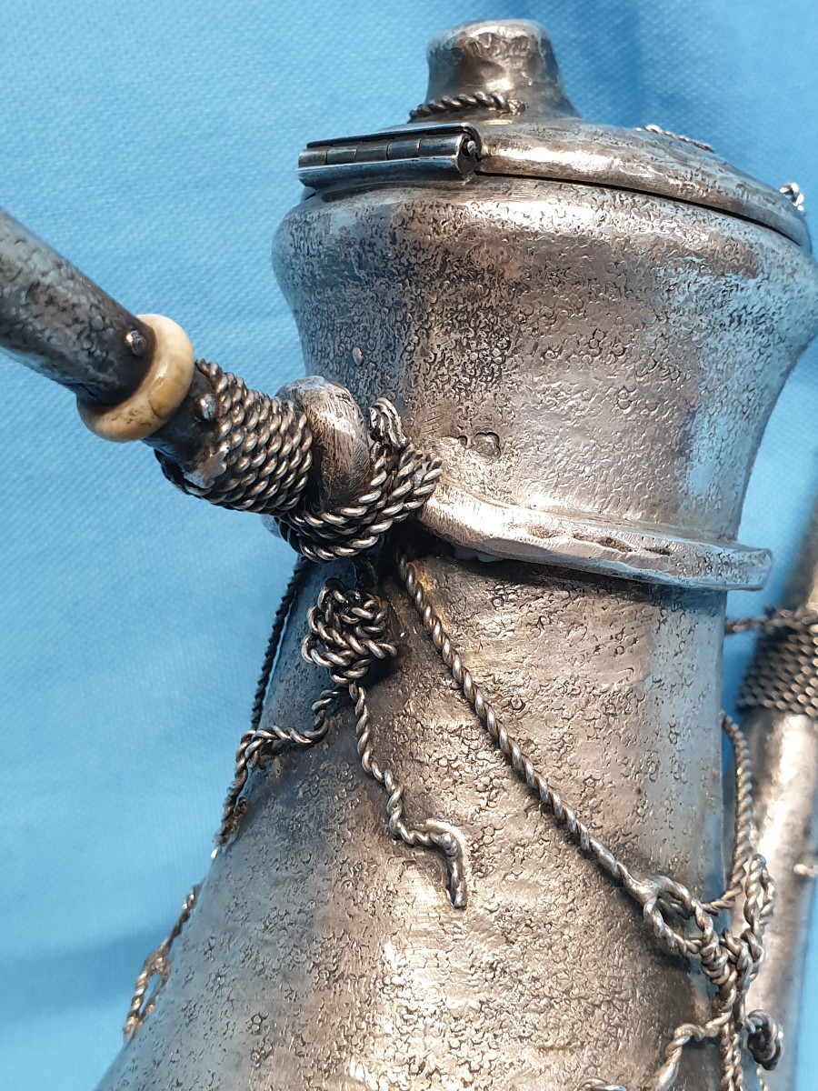 Cafetière en argent massif. Empire austro-hongrois, Vienne, 1866-1922-photo-6
