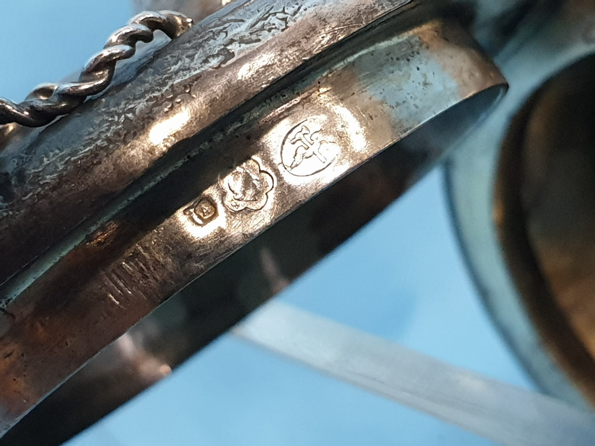 Cafetière en argent massif. Empire austro-hongrois, Vienne, 1866-1922-photo-7