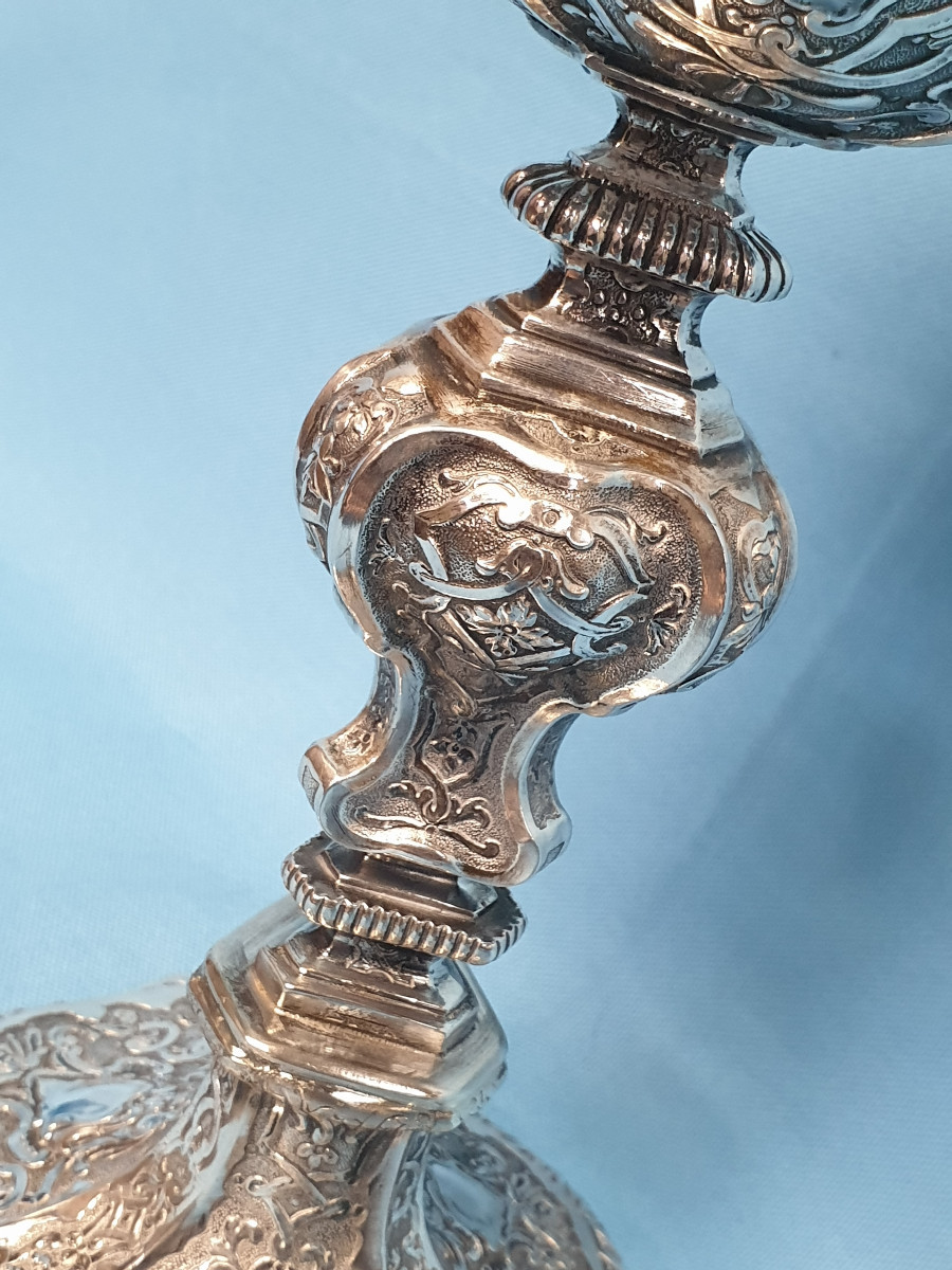 A Silver Chalice, Papal States, Rome, First Half Of The 18th Century-photo-3