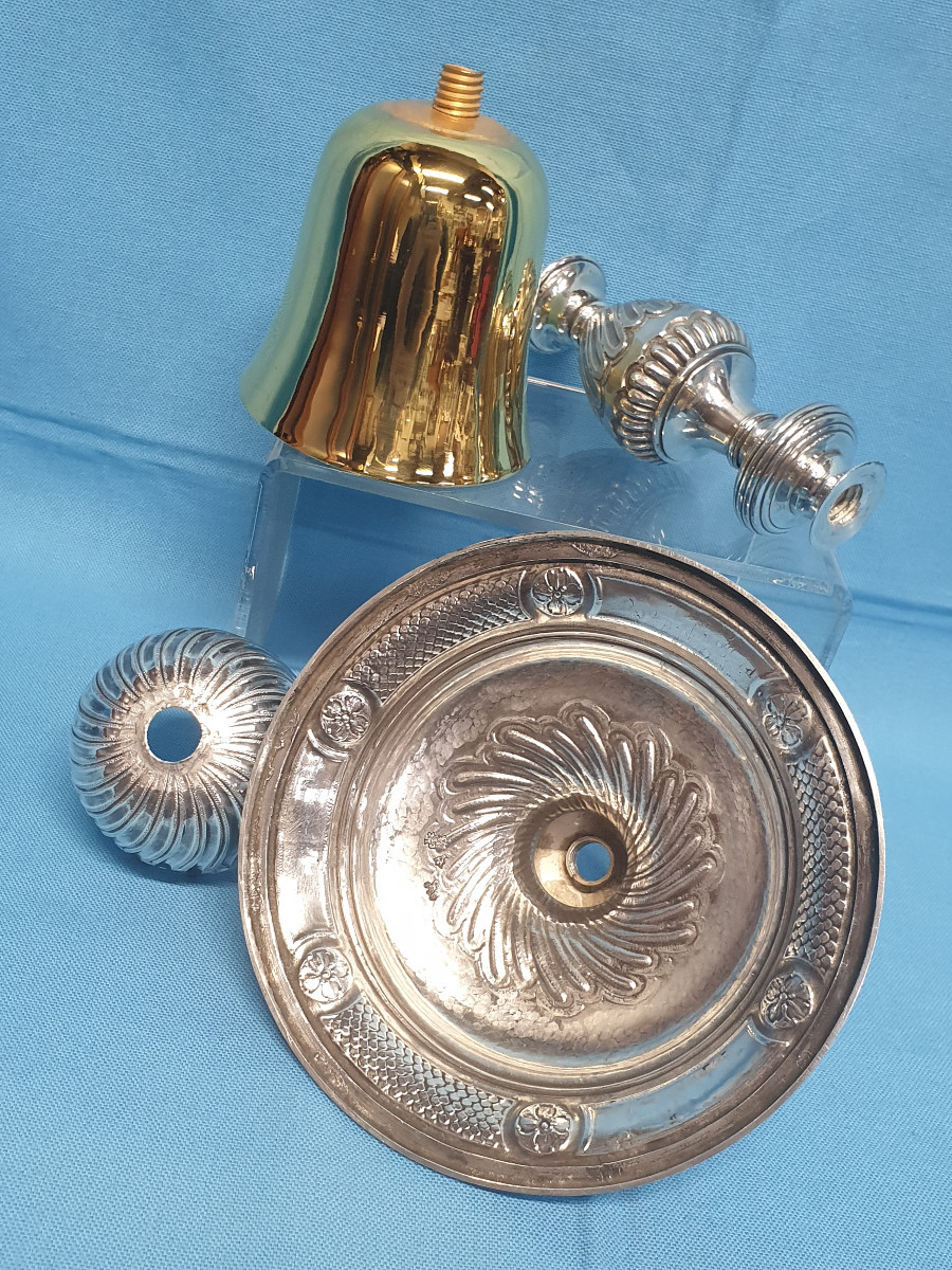 A Silver Chalice, France, Paris 1762, Silversmith Jean Jacques Tonnellier-photo-4