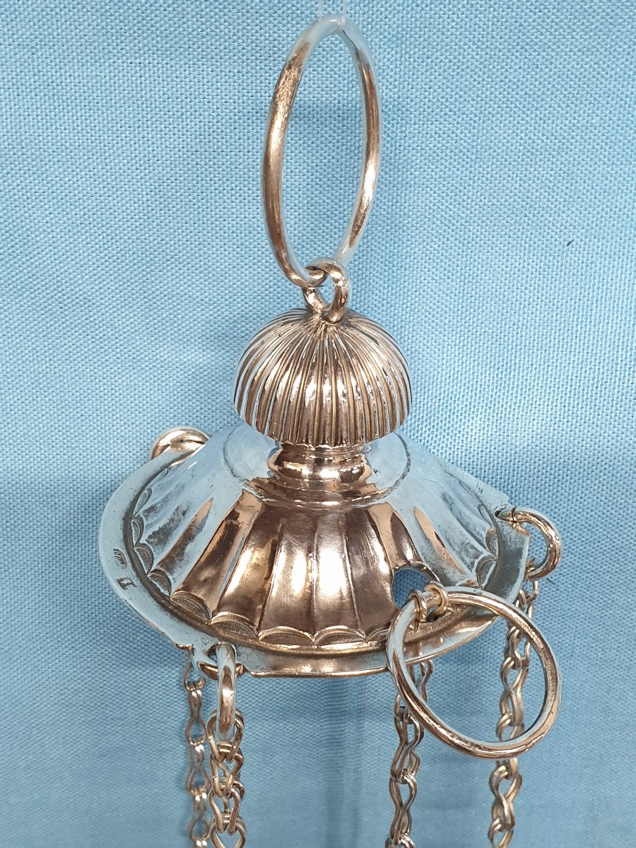 A Silver Thurible (censer). Naples, 1824-32, Silversmith Giovanni Casolla-photo-2