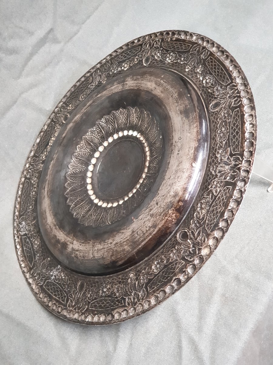 Silver Pesach Seder (passover) Plate. Turin, Giuseppe Lattes, 1834–73.-photo-6