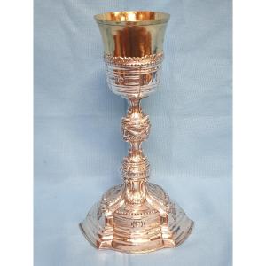 Calice en argent massif. Palerme, 1789.