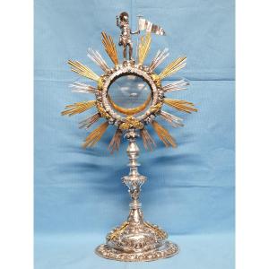 Ostensoir en argent massif. Venise, seconde moitié du XVIII siècle