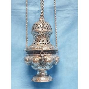A Silver Thurible (censer). Venice, First Half Of The 18th Century