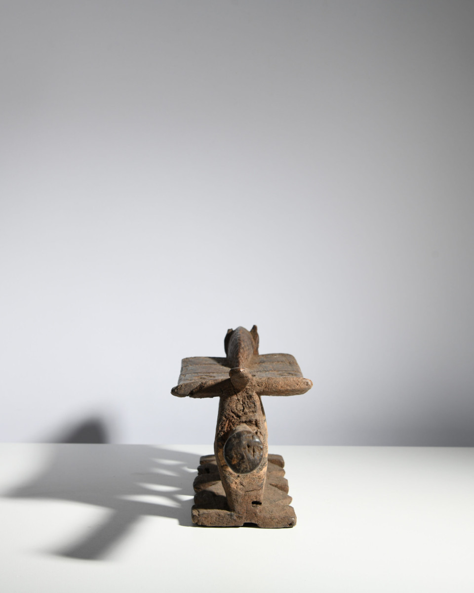 Dogon Zoomorphic Headrest -photo-3