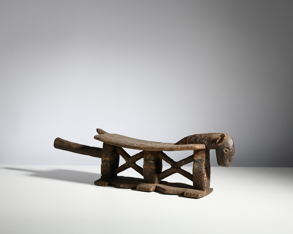 Dogon Zoomorphic Headrest -photo-4