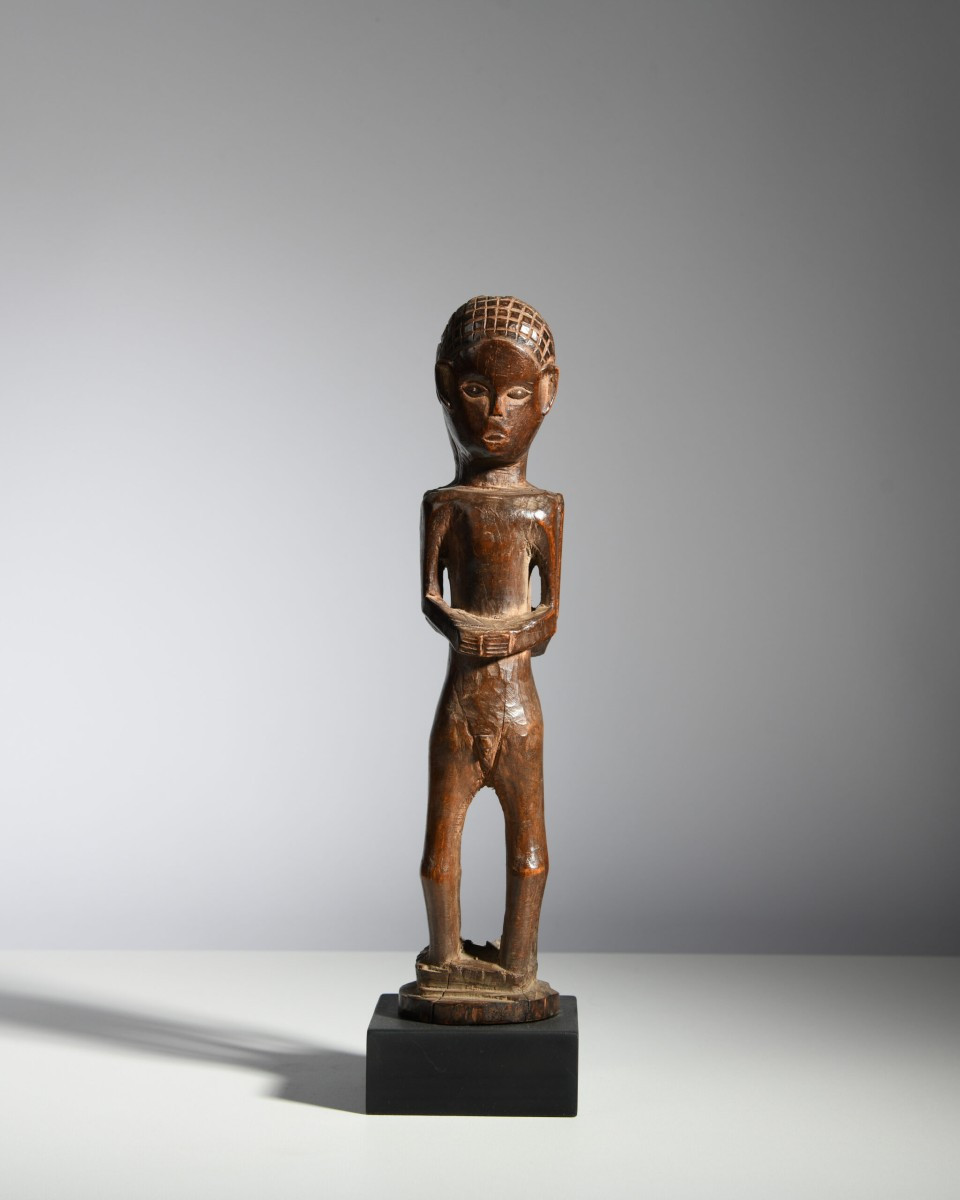 Statue cultuelle Tabwa à figures opposées-photo-3