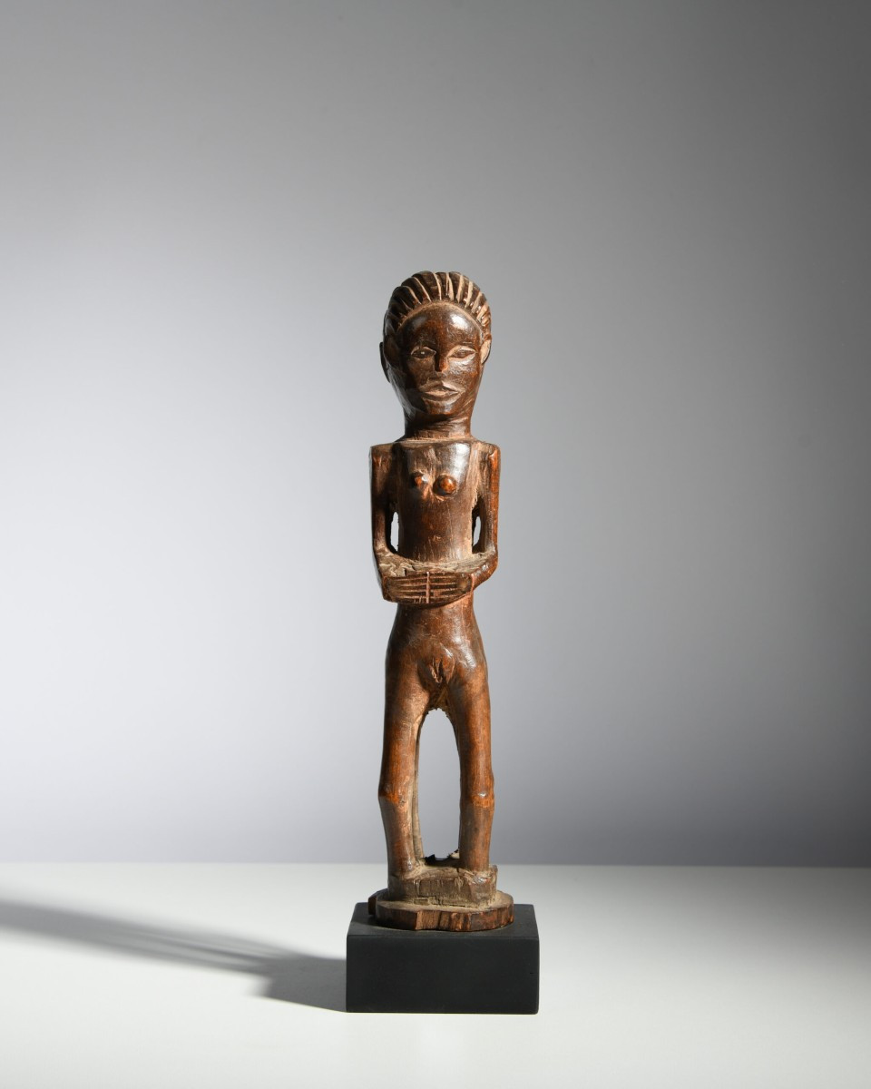 Statue cultuelle Tabwa à figures opposées-photo-1