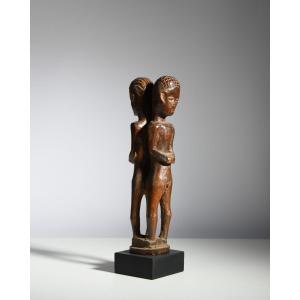 Statue cultuelle Tabwa à figures opposées