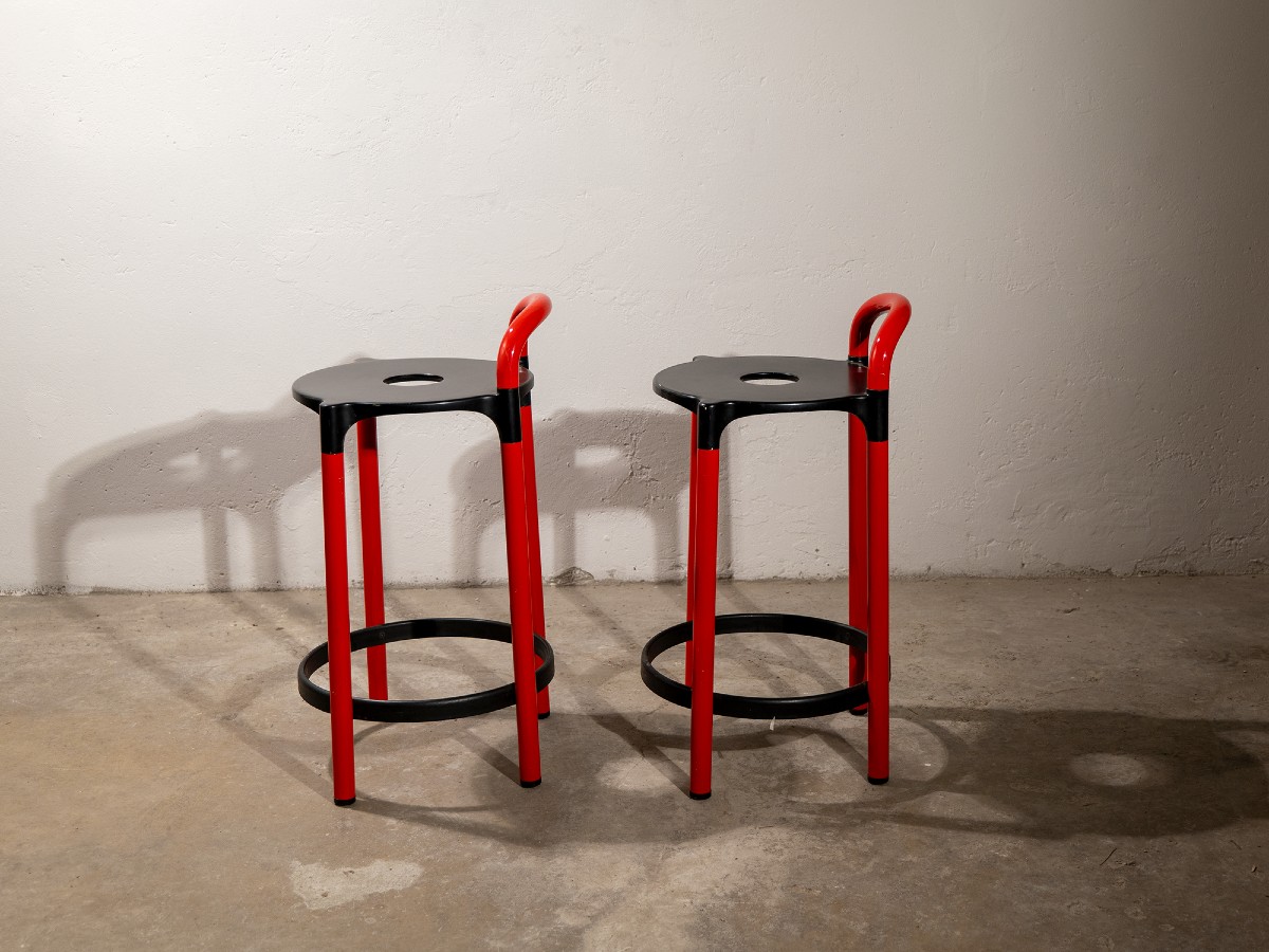 Stools By Anna Castelli Ferrieri For Kartell, 1979-photo-2