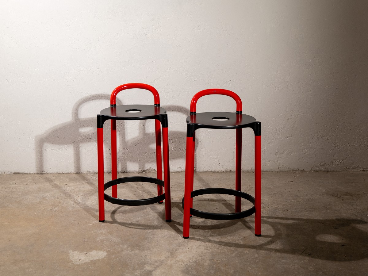 Stools By Anna Castelli Ferrieri For Kartell, 1979