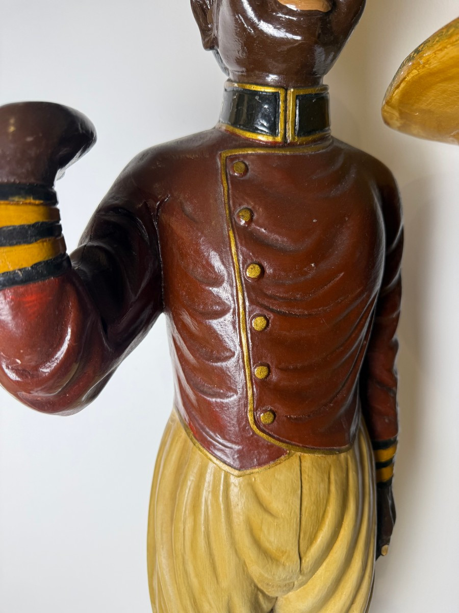 Paire de Maures vénitiens en résine - XXe siècle-photo-3