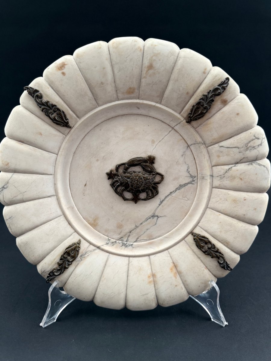 Decorative Marble Plate - 20th Century. Italy-photo-2
