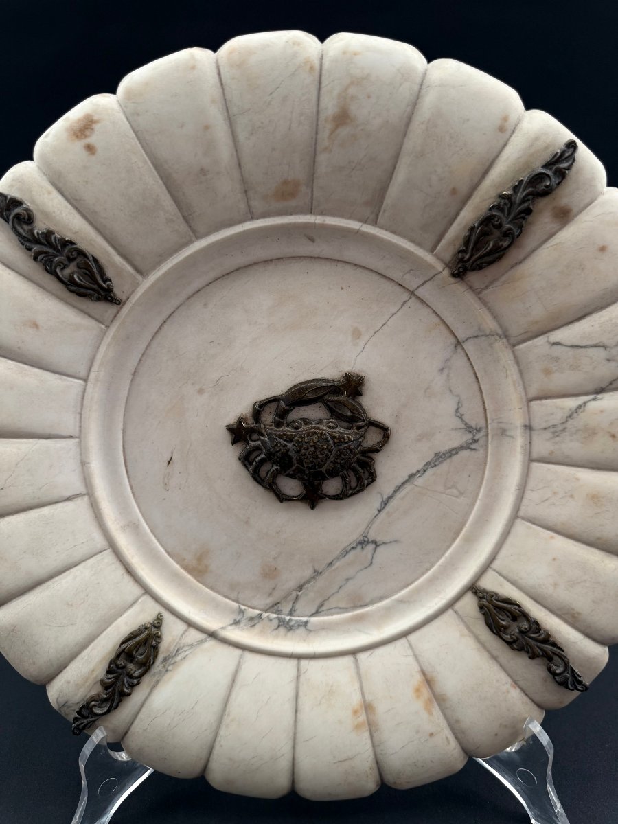 Decorative Marble Plate - 20th Century. Italy-photo-3