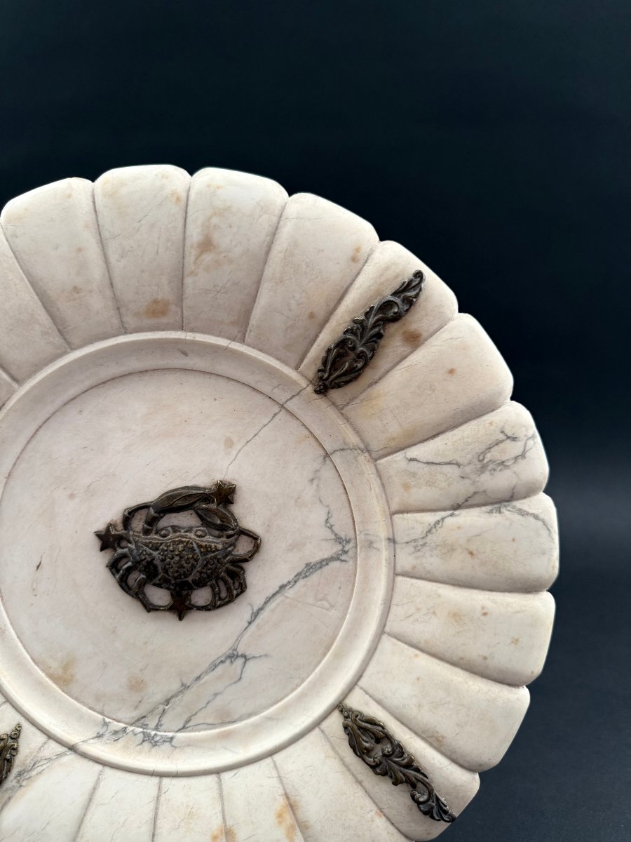 Decorative Marble Plate - 20th Century. Italy-photo-2