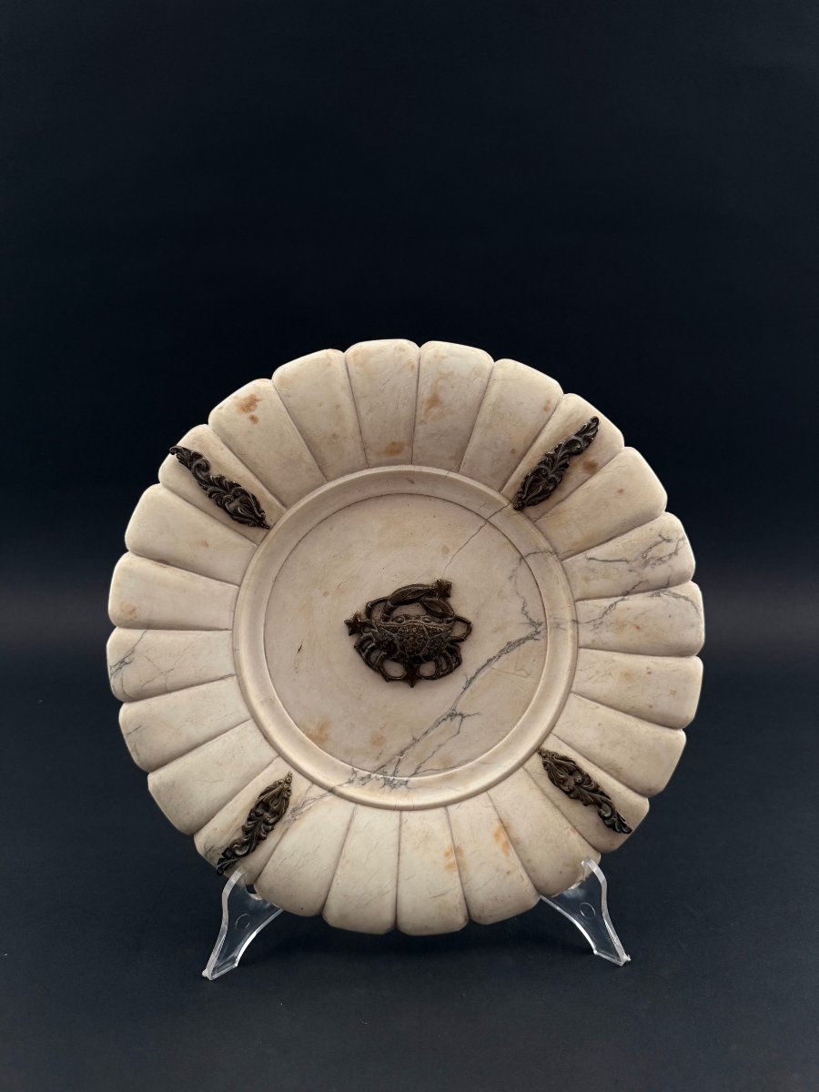 Decorative Marble Plate - 20th Century. Italy-photo-3