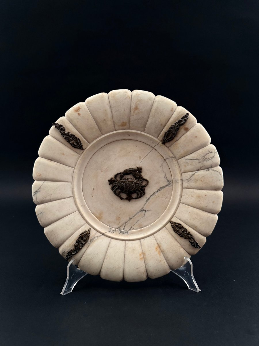 Decorative Marble Plate - 20th Century. Italy-photo-5