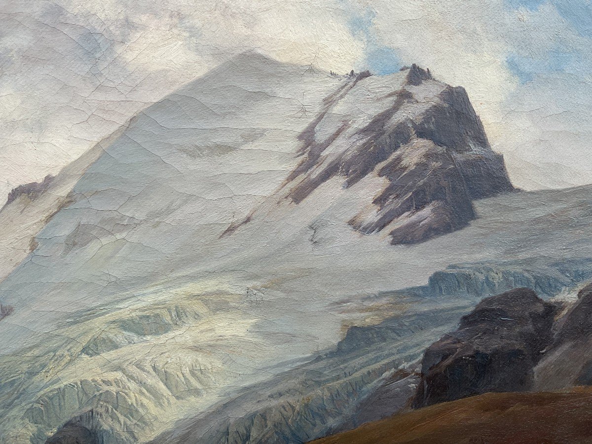Anton Hansch, Mont Titlis Avec Le Lac Engstlensee En Suisse-photo-2