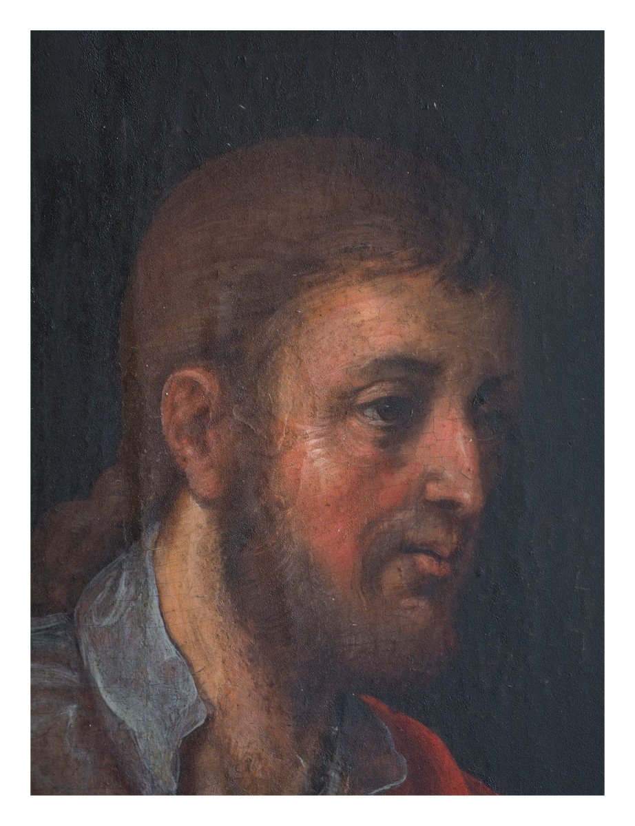 Girolamo Da Treviso, Saint Roch, Oil On Panel, Cm. 23.7×17.9-photo-1