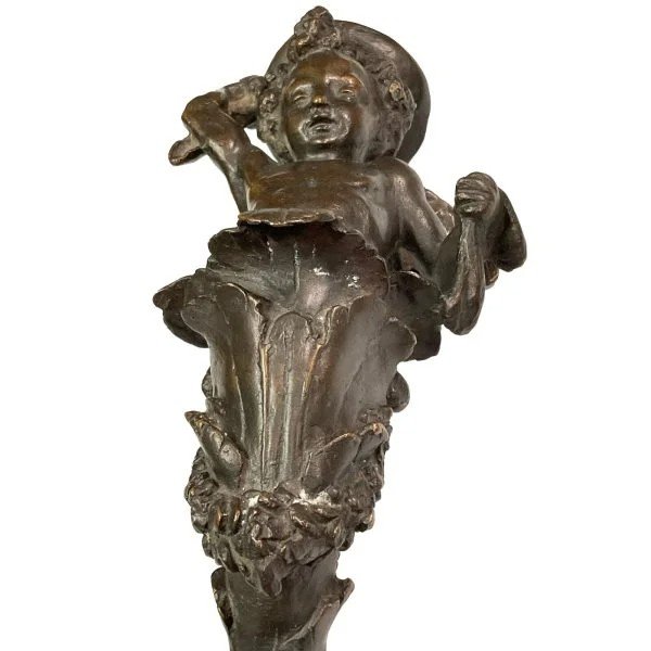 Applique En Bronze En Forme De Putto – Vénétie, XVIIe Siècle-photo-5