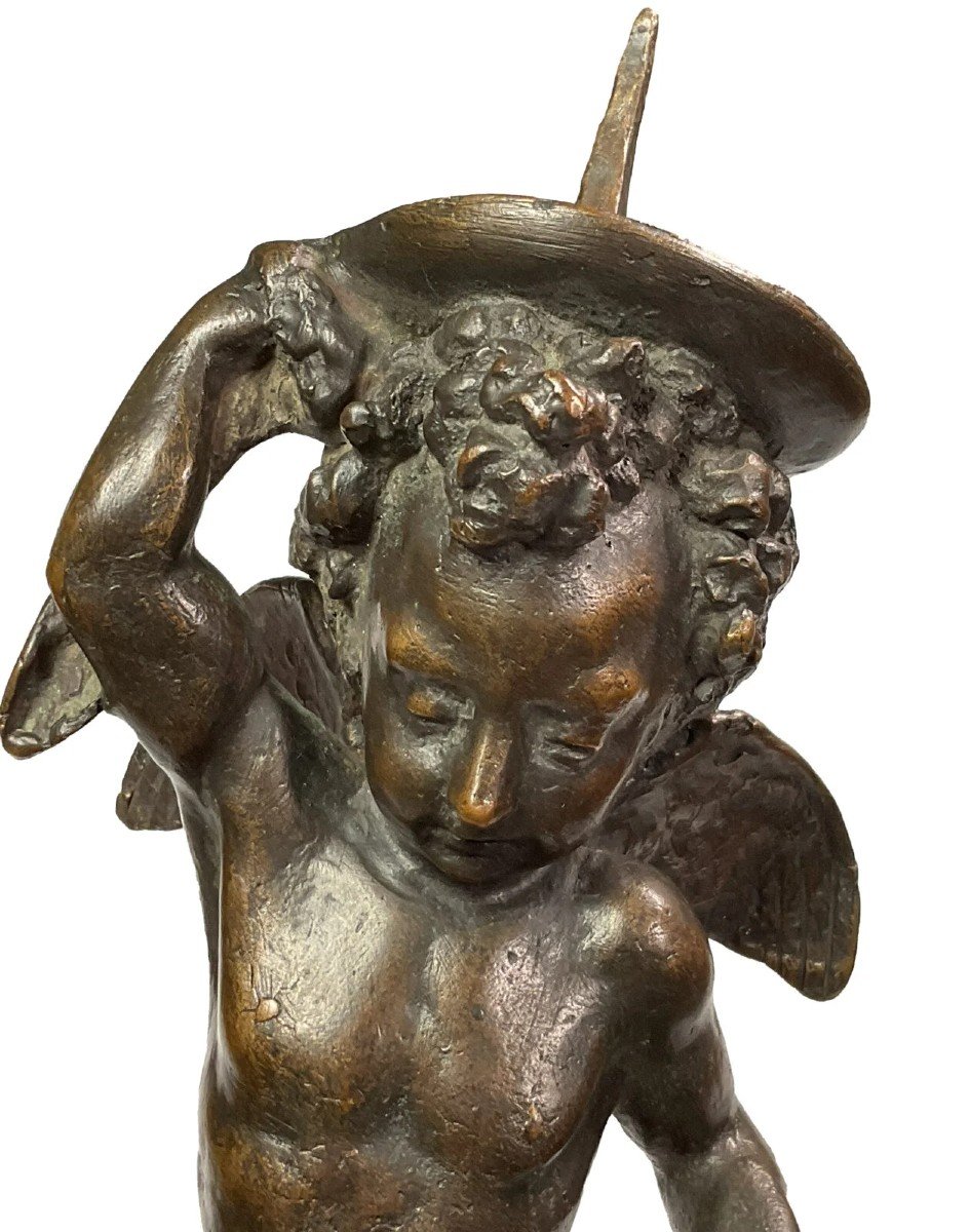 Applique En Bronze En Forme De Putto – Vénétie, XVIIe Siècle-photo-6