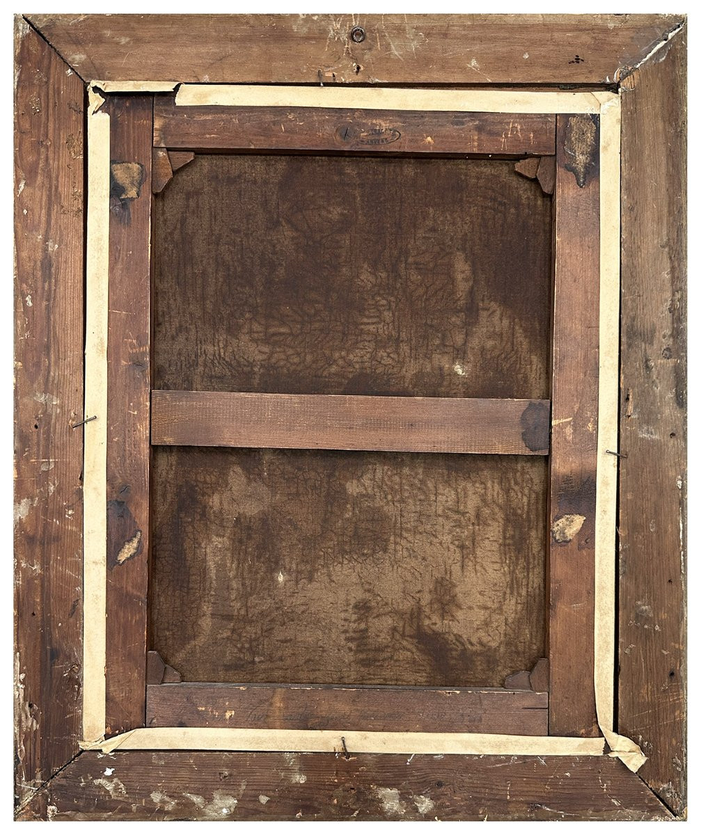 Disciple de Nicolas Poussin, La Sainte Famille avec l'Enfant Jean-Baptiste, Huile sur toile, 59-photo-6