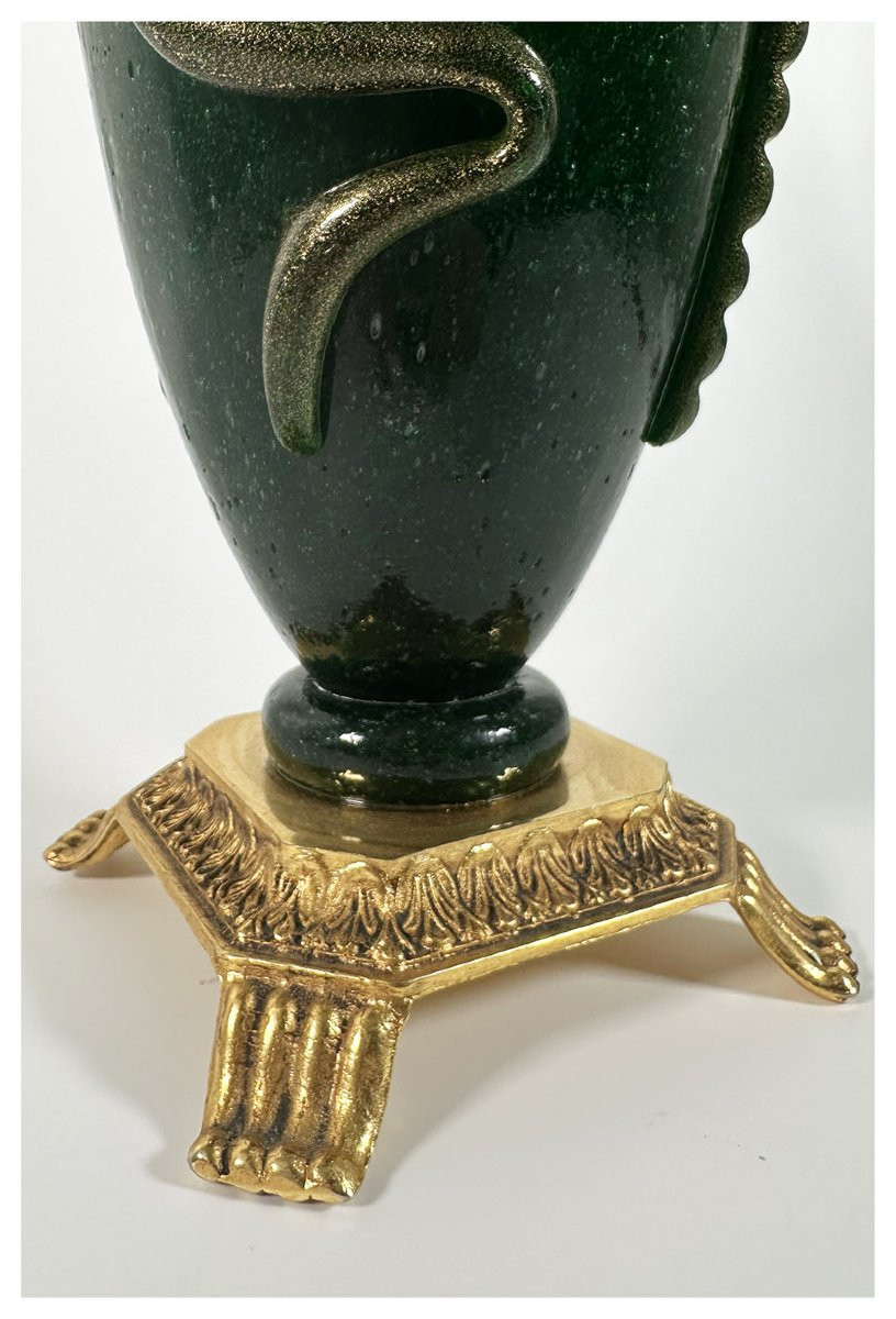 Napoleone Martinuzzi (att.), Vase Serpent. Murano, vers 1930-photo-2