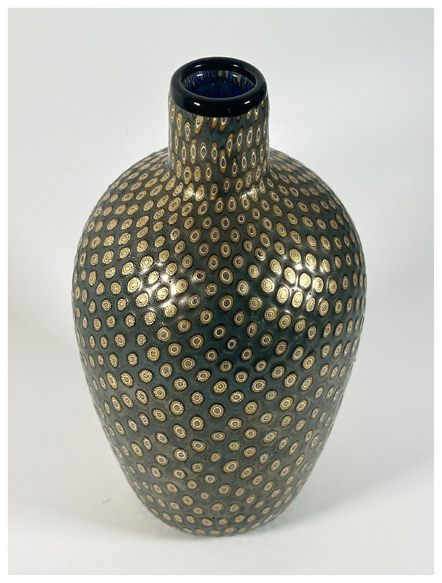Adriano Dalla Valentina, Murrine Vase With Peacock Eyes-photo-3