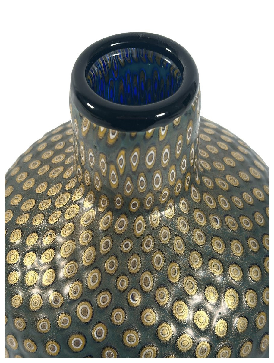 Adriano Dalla Valentina, Murrine Vase With Peacock Eyes-photo-2