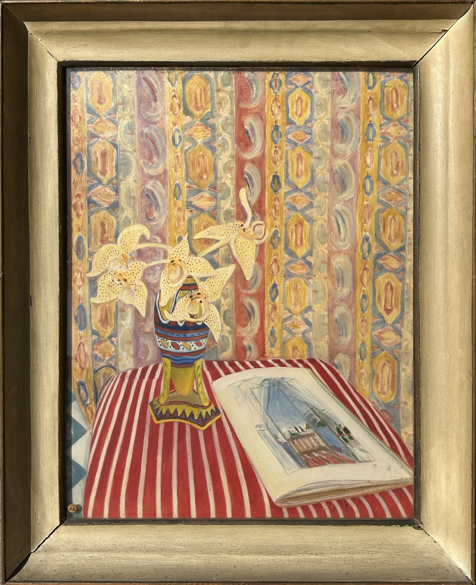 Antonio Fasan, Hommage à Matisse, Huile sur panneau, cm. 67 × 53