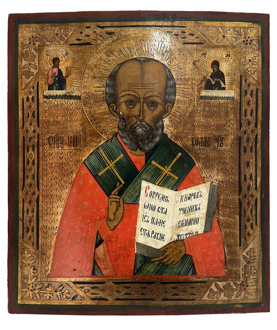 Saint Nicholas – 19th-century Russian Icon