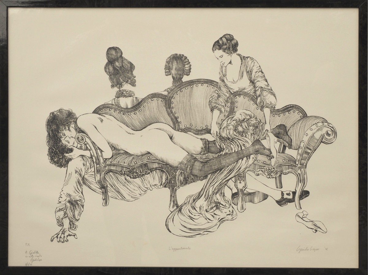 Guido Crepax (milano, 1933 – 2003), l'Appuntamento, 1976