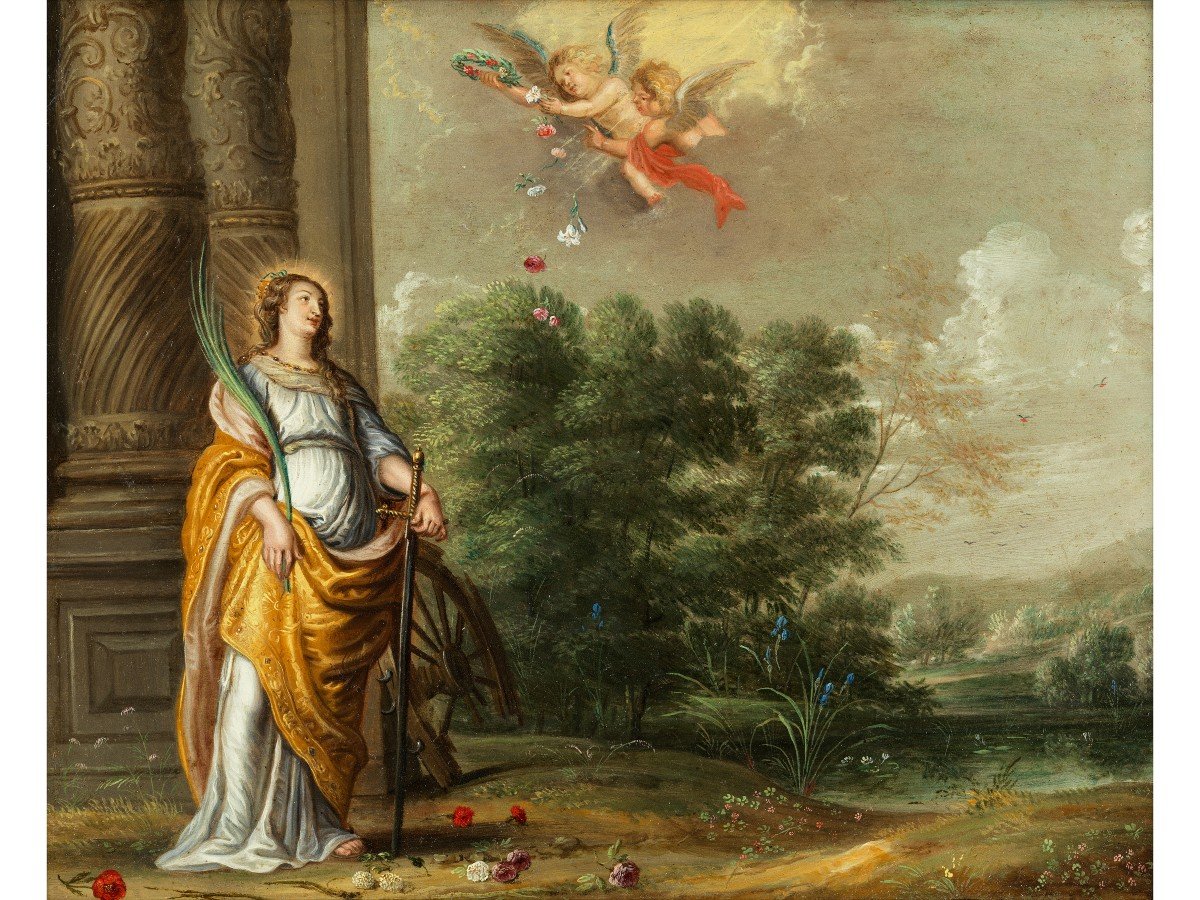 Peter Paul Rubens (follower Of), Saint Catherine-photo-2