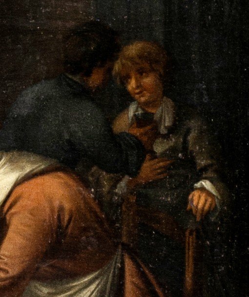 Jan Steen (disciple De), Scène d'Intérieur-photo-4