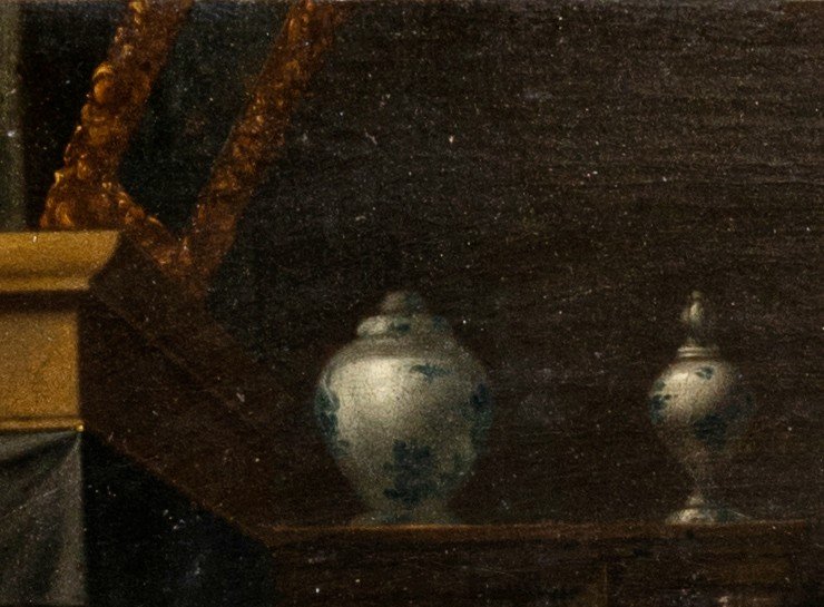 Jan Steen (disciple De), Scène d'Intérieur-photo-3