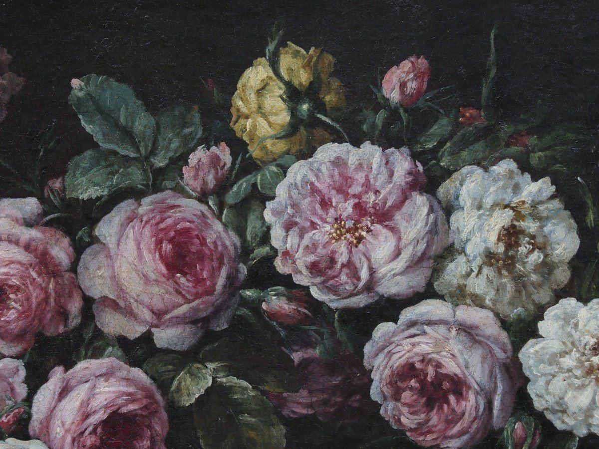 Pier Francesco Cittadini (attr.), Garland Of Flowers With Infant Jesus-photo-4