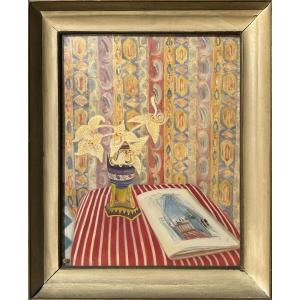 Antonio Fasan, Homage To Matisse, Oil On Panel, 67 X 53 Cm