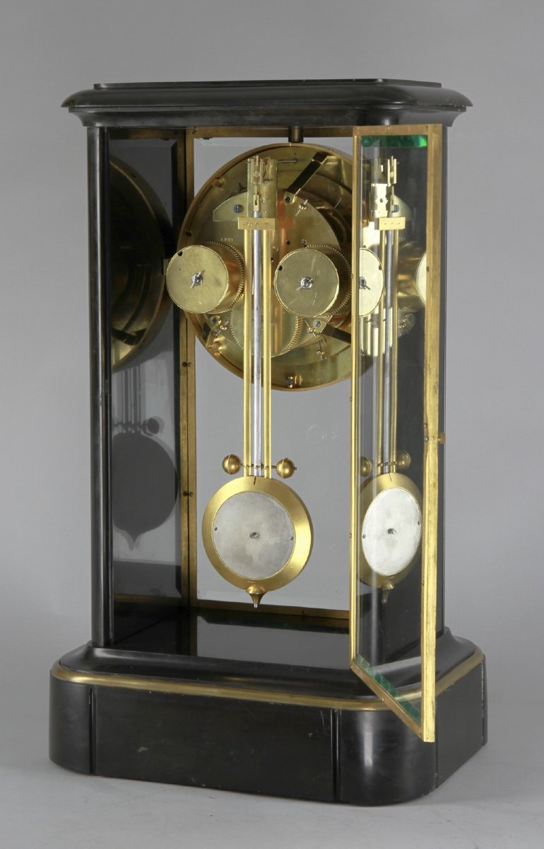 Year Going (400+ Days) Clock By Louis-achille Brocot (1817-1878). Patent 1849.-photo-3