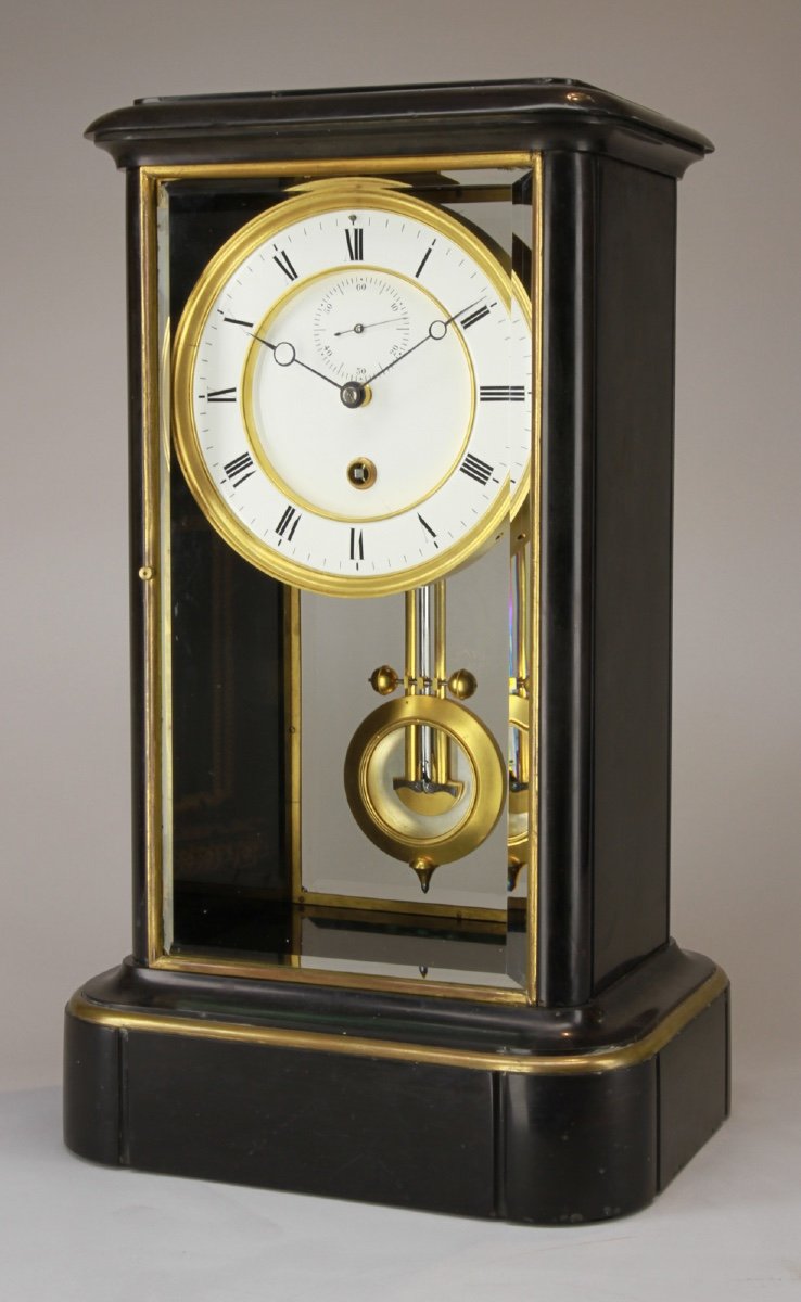 Year Going (400+ Days) Clock By Louis-achille Brocot (1817-1878). Patent 1849.-photo-4