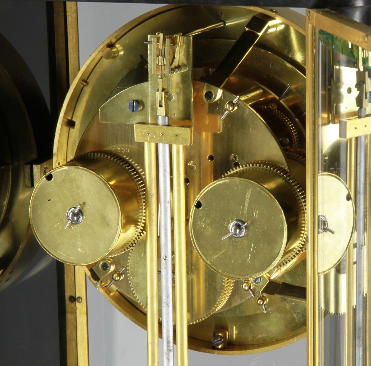 Year Going (400+ Days) Clock By Louis-achille Brocot (1817-1878). Patent 1849.-photo-1