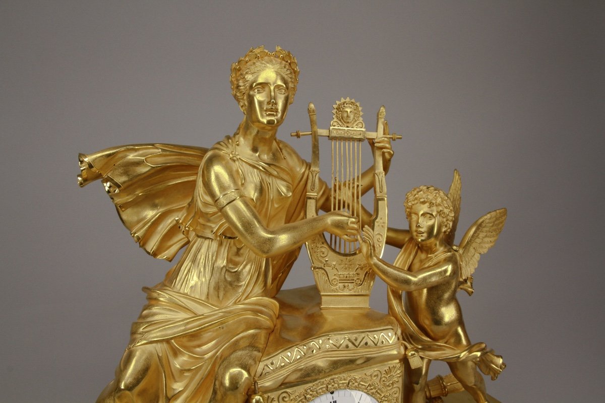Grande Pendule De Sappho Et Cupidon-photo-1