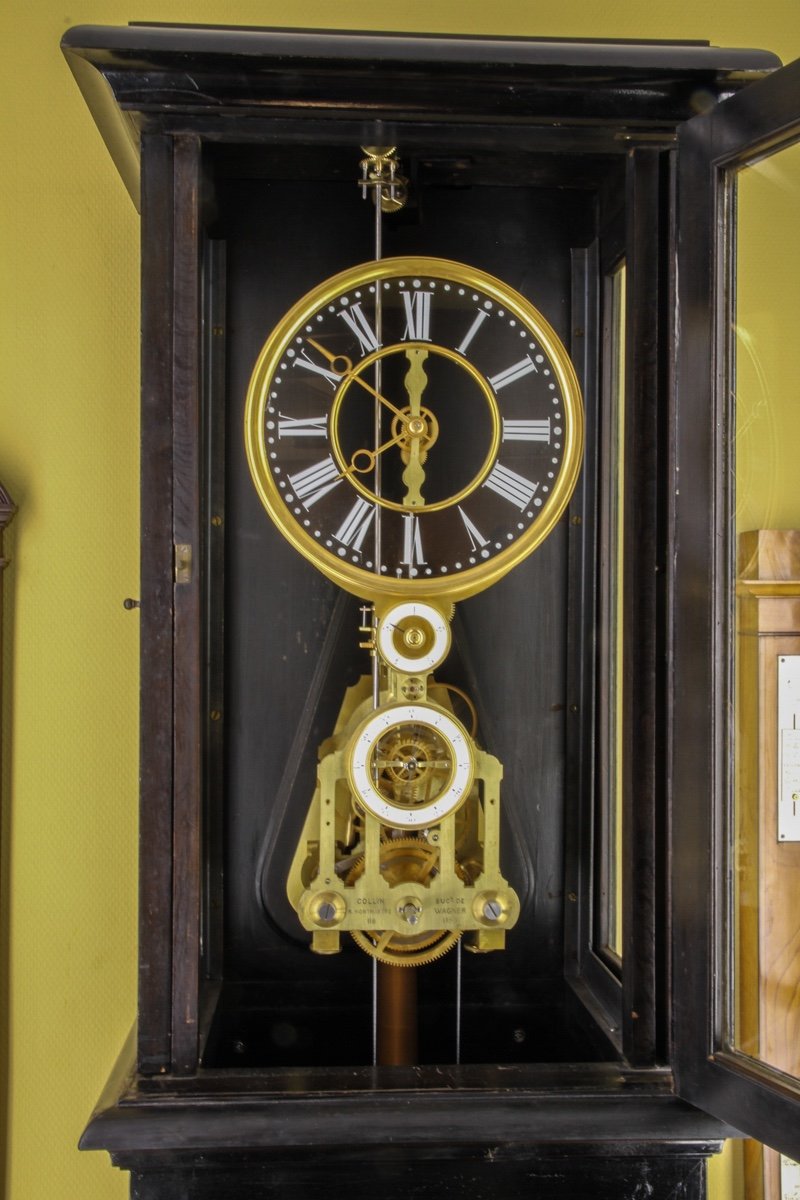 Regulator By Armand-francois Collin, Succ. By Bernard-henry Wagner, 1886-photo-3