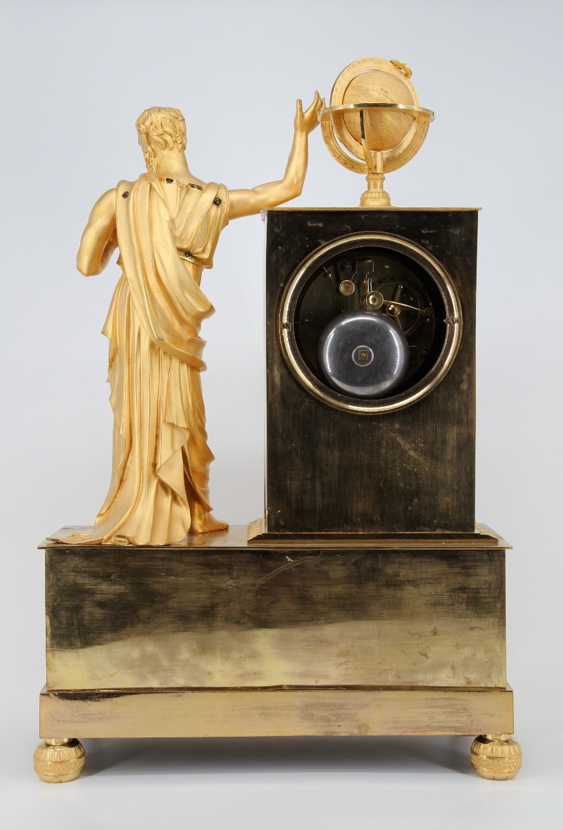 pendule philosophe Socrates avec coupe empoisonnée 1819-photo-4