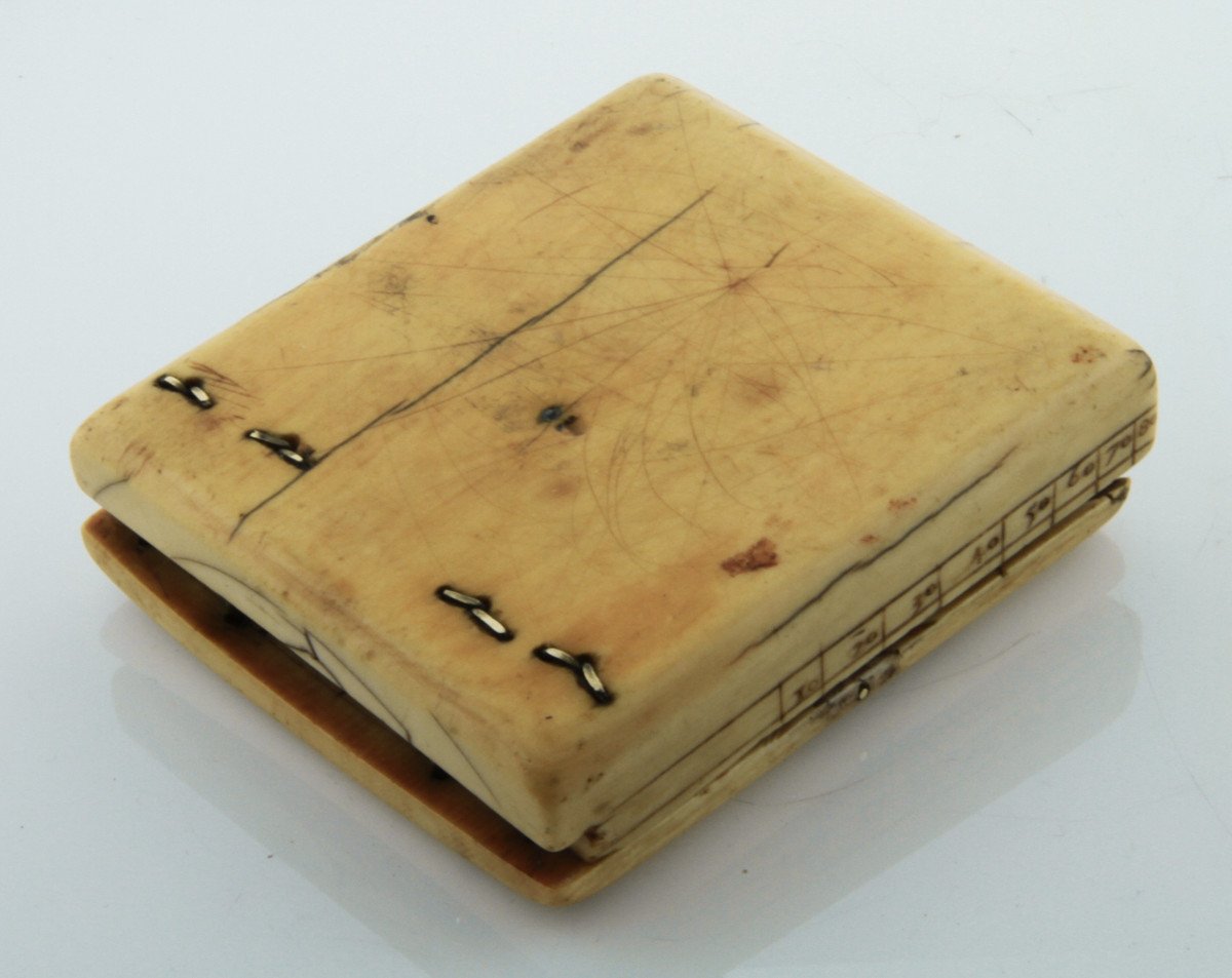 Cadran Solaire Diptyque Flamand, Ivoire, 1553-photo-4