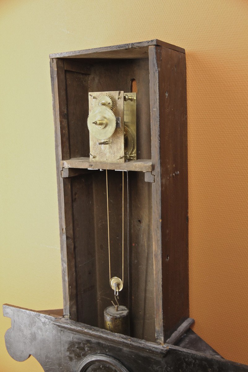Cartel/Horloge de taverne anglaise avec cadran rectangulaire. Ca, 1725-1735-photo-2